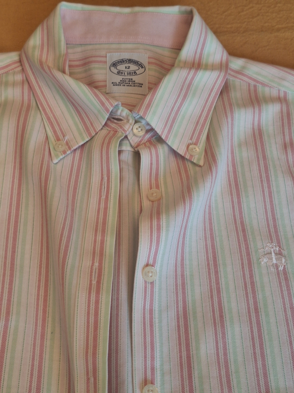 Brooks Brothers Women's Supima Cotton Button-Down Shirt M - Picture 15 of 16